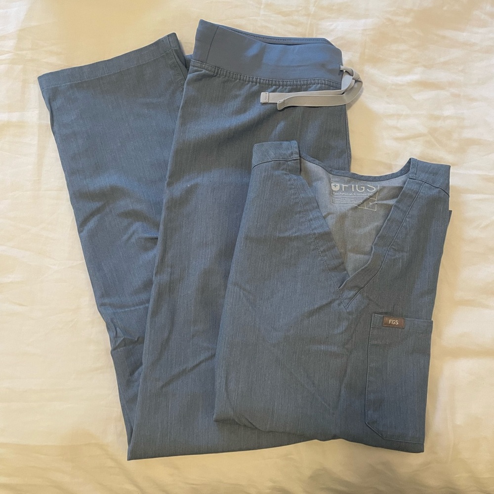 FIGS Scrub Set (Limited Edition color: Heather Indigo)